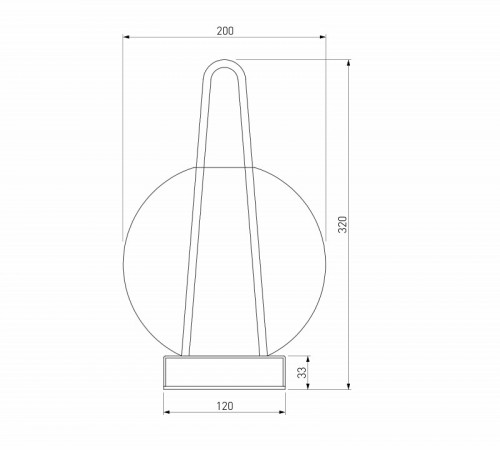 Настольная лампа Eurosvet Frasco 80507/1 черный a069349 Настольная лампа Eurosvet Frasco 80507/1 черный a069349