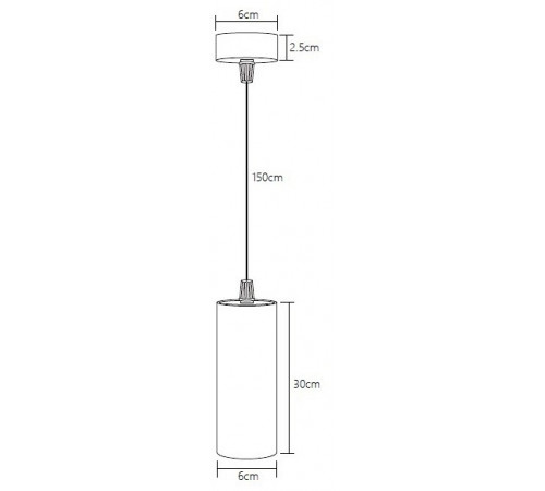 Подвесной светодиодный светильник Fiberli Tube630BW 12110101