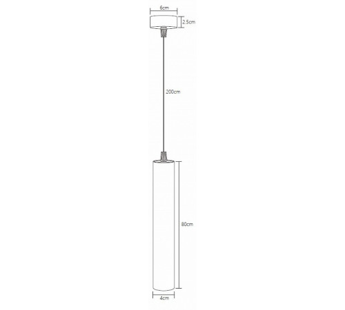 Подвесной светодиодный светильник Fiberli Tube480BW 12110301