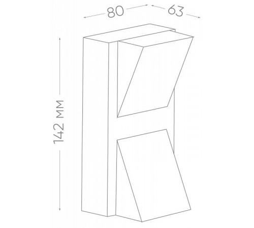 Уличный настенный светильник Feron DH103 06316 Уличный настенный светильник Feron DH103 06316