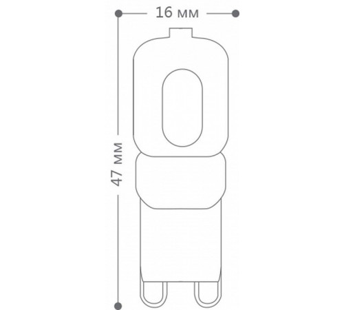Лампа светодиодная Feron G9 5W 6400K Прямосторонняя Матовая LB-430 25638