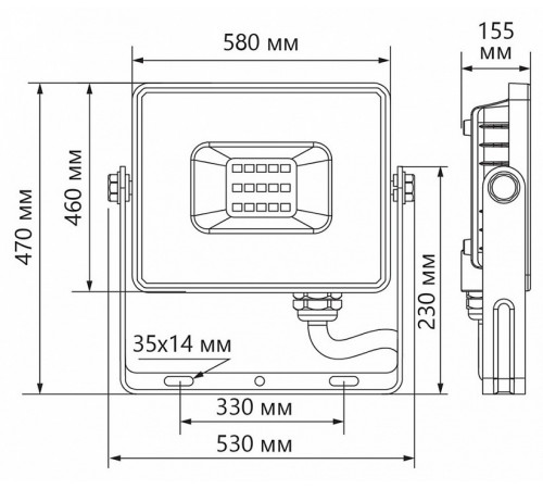 Светодиодный прожектор Feron LL-927 400W 6400K 41156 Светодиодный прожектор Feron LL-927 400W 6400K 41156