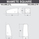 Уличный настенный светильник Fumagalli Mamete 1A3.000.000.LXZ1L