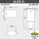 Грунтовый светильник Fumagalli Aldo 1L0.000.000.LXZ1L
