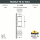 Уличный настенный светильник Fumagalli 3A7.003.000.AXU2L