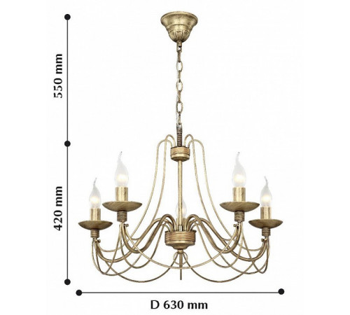 Подвесная люстра F-Promo Chateau 2163-5P Подвесная люстра F-Promo Chateau 2163-5P