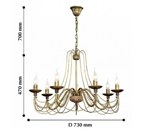 Подвесная люстра F-Promo Chateau 2163-7P Подвесная люстра F-Promo Chateau 2163-7P