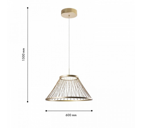 Подвесной светильник Favourite Fibra 4634-6P