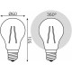 Лампа светодиодная Gauss Filament E27 18W 4100K 102902218