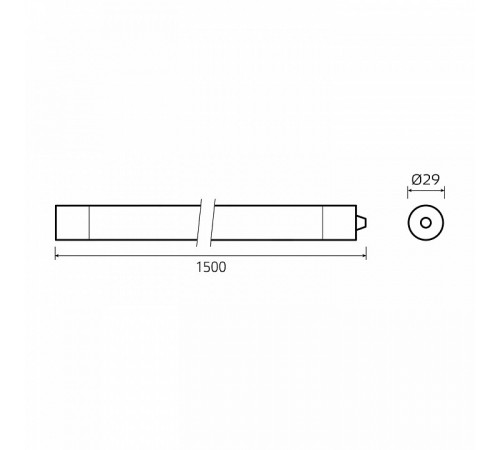 Линейный потолочный светильник Gauss Compact 143424236 Линейный потолочный светильник Gauss Compact 143424236