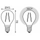 Лампа светодиодная Gauss Filament Elementary E14 10W 2700K 52110