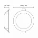 Встраиваемый светильник Gauss Elementary Downlight 997420205