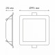 Встраиваемый светильник Gauss Elementary Downlight 998420205