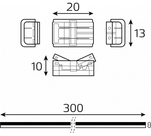 Набор коннекторов Gauss Basic BT401 Набор коннекторов Gauss Basic BT401