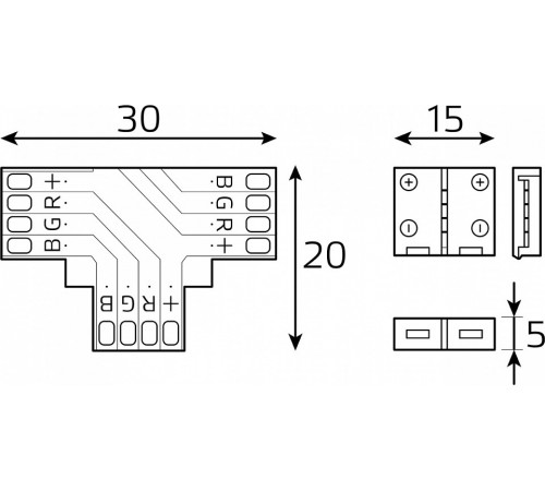 Набор коннекторов Gauss Basic BT430 Набор коннекторов Gauss Basic BT430