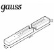 Шинопровод однофазный Gauss TR102