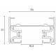 Шинопровод однофазный накладной Hesby Lighting Skylite HSBL_0026