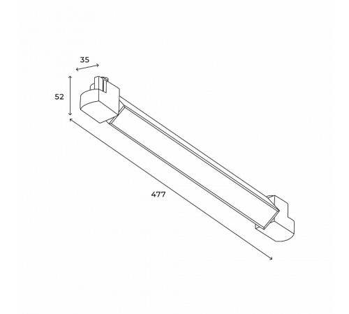 Трековый однофазный светильник Hesby Lighting Skylite HSBL_0046 Трековый однофазный светильник Hesby Lighting Skylite HSBL_0046