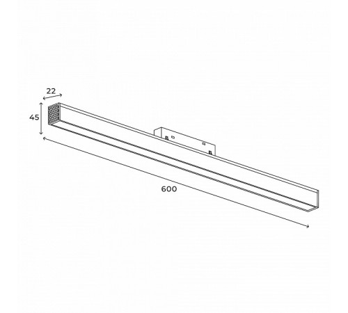 Трековый магнитный светильник Hesby Lighting ElDeko HSBL_0081
