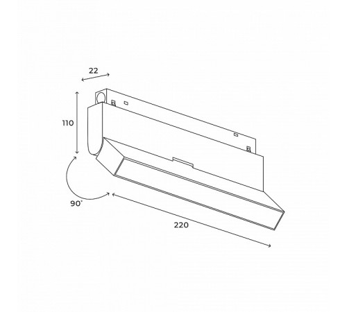 Трековый магнитный светильник Hesby Lighting ElDeko HSBL_0082 Трековый магнитный светильник Hesby Lighting ElDeko HSBL_0082