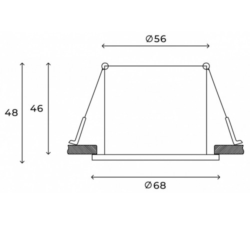 Встраиваемый светильник Hesby Lighting Verdal HSBL_0101 Встраиваемый светильник Hesby Lighting Verdal HSBL_0101
