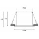 Встраиваемый светильник Hesby Lighting Verdal HSBL_0101