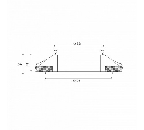 Встраиваемый светильник Hesby Lighting Bodo HSBL_0104 Встраиваемый светильник Hesby Lighting Bodo HSBL_0104