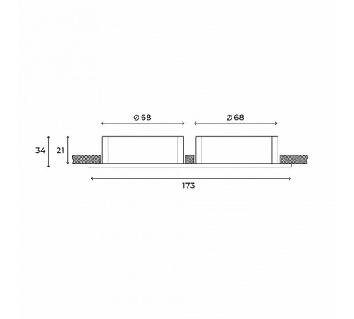 Встраиваемый светильник Hesby Lighting Bodo HSBL_0105 Встраиваемый светильник Hesby Lighting Bodo HSBL_0105