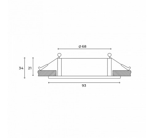 Встраиваемый светильник Hesby Lighting Bodo HSBL_0106 Встраиваемый светильник Hesby Lighting Bodo HSBL_0106