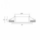 Встраиваемый светильник Hesby Lighting Bodo HSBL_0106