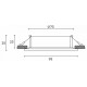 Встраиваемый светильник Hesby Lighting Eclipse HSBL_0112