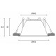 Встраиваемый светильник Hesby Lighting Odda HSBL_0114