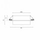 Встраиваемый светильник Hesby Lighting Nimbus HSBL_0128