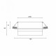 Встраиваемый светильник Hesby Lighting Nimbus HSBL_0130