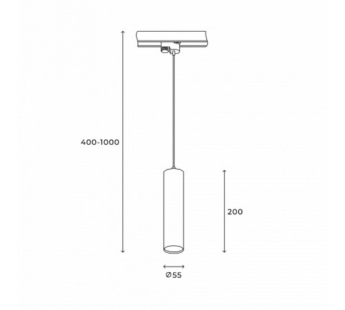 Трековый однофазный светильник Hesby Lighting Skylite HSBL_0137