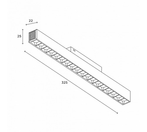 Трековый магнитный светильник Hesby Lighting ElDeko HSBL_0148 Трековый магнитный светильник Hesby Lighting ElDeko HSBL_0148