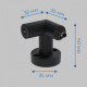 L-соединитель R IMEX Thin & Smart IL.0060.4006-BK