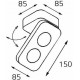 Накладной светильник ITALLINE 62AC21 WHITE