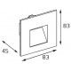 Встраиваемый светильник Italline DL 3019 grey
