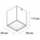 Накладной светильник Italline DL 3028 black 3000K