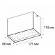 Накладной светильник Italline DL 3029 white 4000K