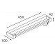 Светильник для картин ITALLINE IT01-1068/45 white