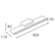Светильник для картин ITALLINE IT01-1088/45 white