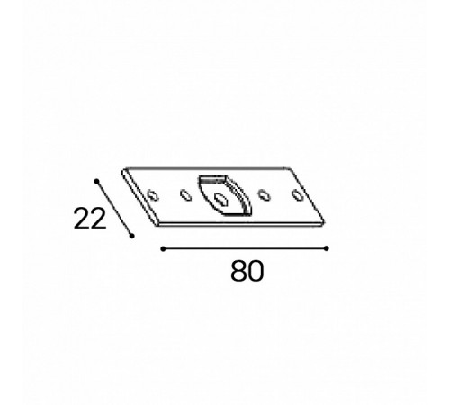 Крепежный элемент для шинопровода Italline Atom IT012-5037 Крепежный элемент для шинопровода Italline Atom IT012-5037