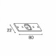 Крепежный элемент для шинопровода Italline Atom IT012-5037