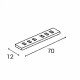 Крепежный элемент для шинопровода Italline Atom IT012-5038