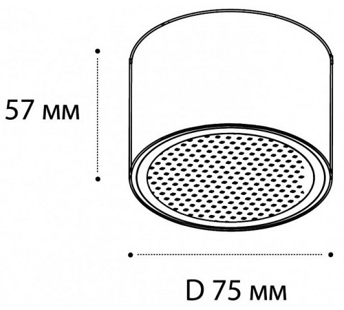 Накладной светильник Italline IT02-007 black 3000K