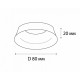 Кольцо декоративное Italline IT02-008 ring gold