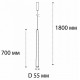 Подвесной светильник Italline IT03-1428 black