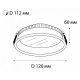 Встраиваемый светильник Italline IT06-6012 white 3000K